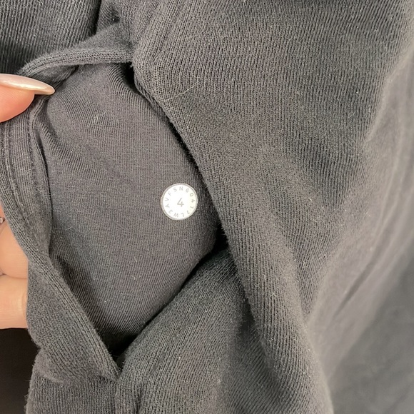 LuluLemon Black Satin Floral Pullover - Picture 14 of 14